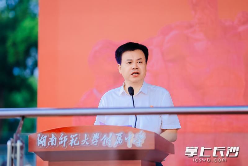 湖南师大附中党委书记谢永红。 学校供图